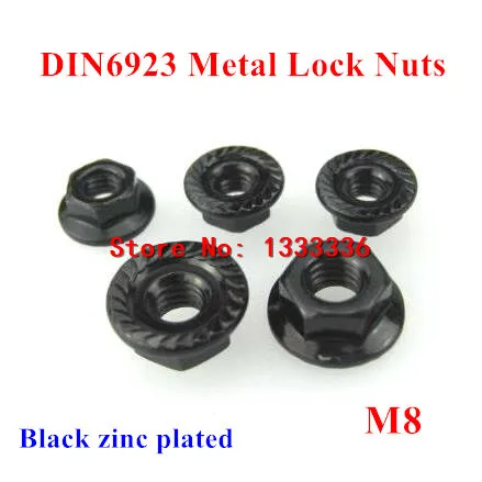 100pcs M8 DIN6923 Hexagon Flange Metal Lock Nuts with non-slip Tooth cushioned Locking nut
100pcs M8 DIN6923 Hexagon Flange Metal Lock Nuts with non-slip Tooth cushioned Locking nut