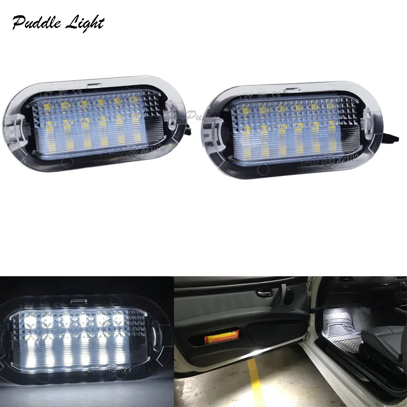 Светодиодный дверной проектор лампа для багажника Skoda Seat VW Golf Mk3 Mk4 Cabrio Beetle Polo Sharan