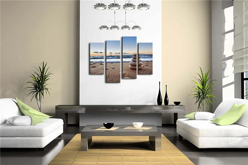 4 Panel Wall Art Stones Balance On Beach Sunrise Shot Painting Print On Canvas Seascape Pictures For Home Decor Decoration
4 Panel Wall Art Stones Balance On Beach Sunrise Shot Painting Print On Canvas Seascape Pictures For Home Decor Decoration