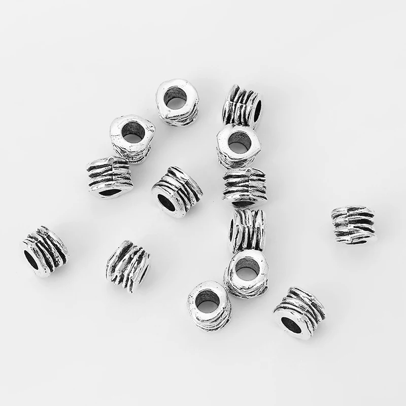 10pcs Antique Charms Irregular Slider Beads Spacer For 6mm Round Leather Cord Bracelet Necklace Jewelry Findings
10pcs Antique Charms Irregular Slider Beads Spacer For 6mm Round Leather Cord Bracelet Necklace Jewelry Findings