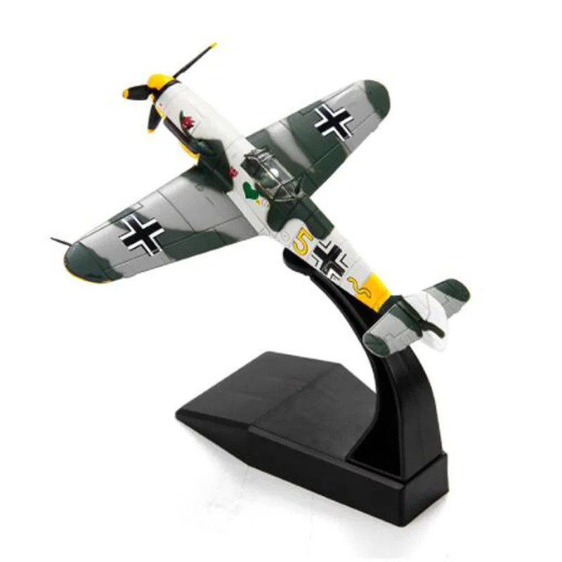 

1/72 scale Classic BF-109 Jet fighter World War II Plane Army fighter aircraft airplane models adult children toys military