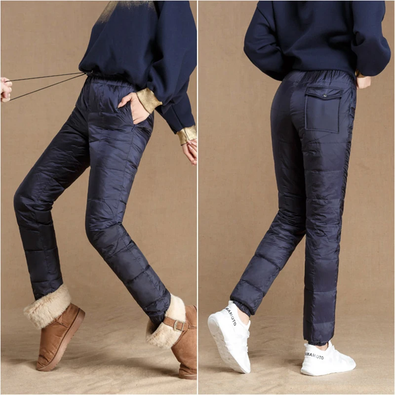 Jvzkass 2019 Winter down trousers women wear slim casual sports pants high waist thick warm fashion trousers feet pants Z232
Jvzkass 2019 Winter down trousers women wear slim casual sports pants high waist thick warm fashion trousers feet pants Z232