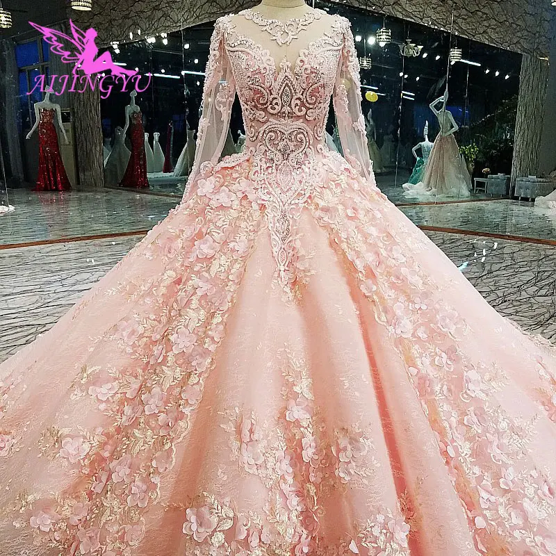 AIJINGYU New Wedding Dresses Hijab Slim Bridal With Sleeves White Saudi Gowns Luxury Wedding Dress Ball Gown
AIJINGYU New Wedding Dresses Hijab Slim Bridal With Sleeves White Saudi Gowns Luxury Wedding Dress Ball Gown