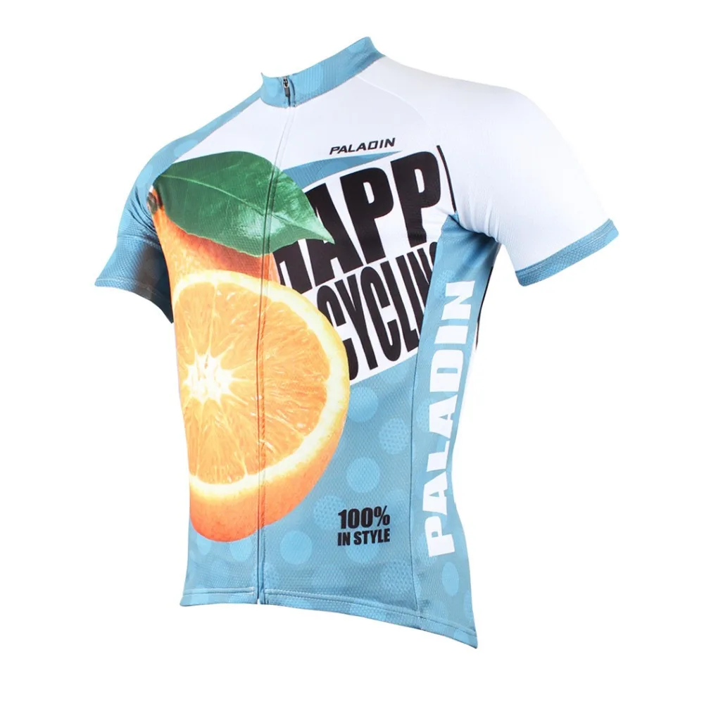 Мужская велосипедная рубашка с коротким рукавом PALADIN оранжевая рубашка. | Спорт и