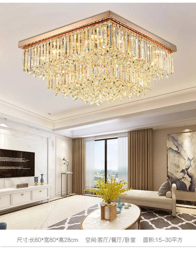 Square Crystal Ceiling Light For Living Room Home Dining Light Lamp Hotel Creative Retro Iron Lamp E14 LED bulb
Square Crystal Ceiling Light For Living Room Home Dining Light Lamp Hotel Creative Retro Iron Lamp E14 LED bulb
