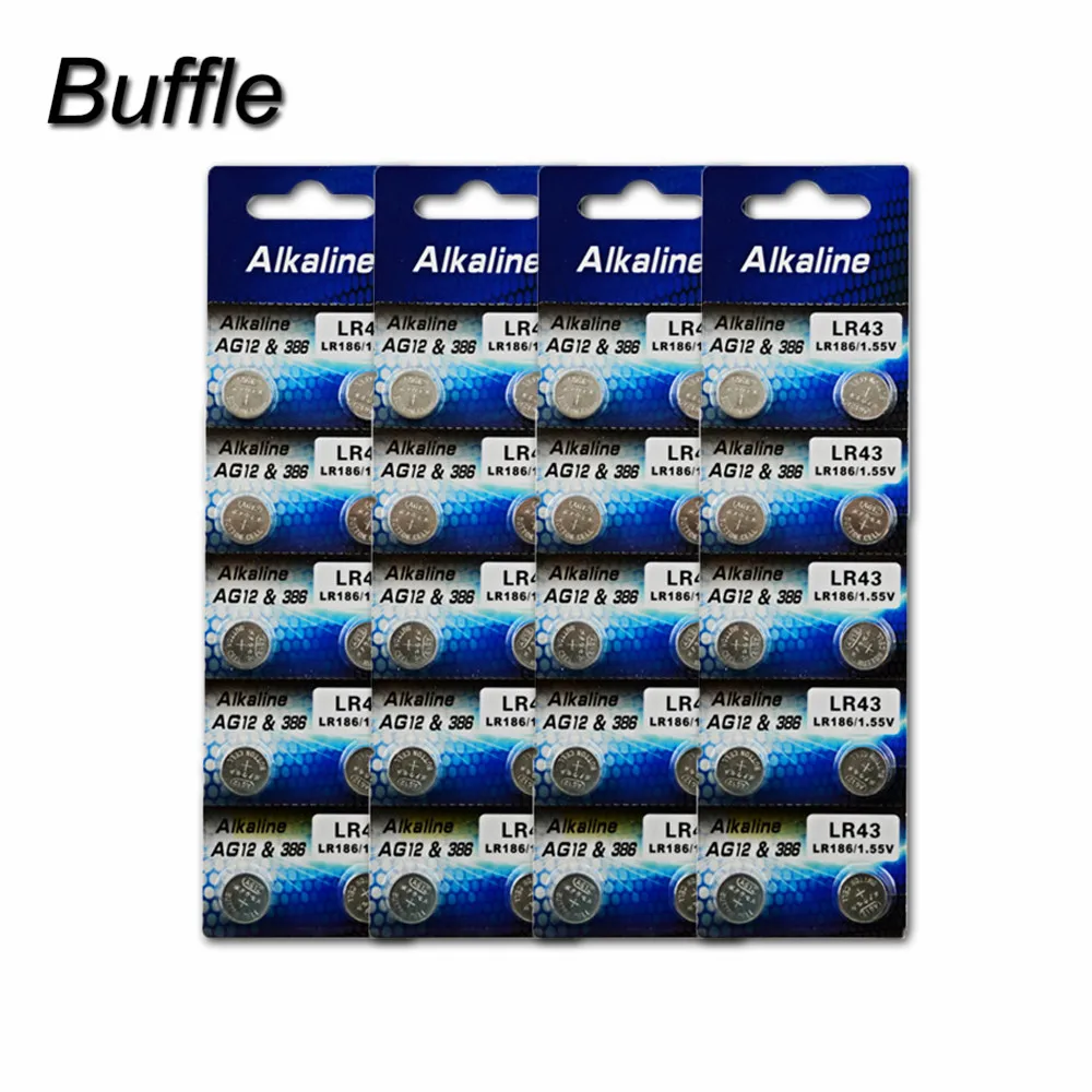 40x Buffle LR43 AG12 1.55V Electronics Lithium Button Cell Batteries Coin Battery 386A SR43 186 LR1142 for Watches Toys
40x Buffle LR43 AG12 1.55V Electronics Lithium Button Cell Batteries Coin Battery 386A SR43 186 LR1142 for Watches Toys