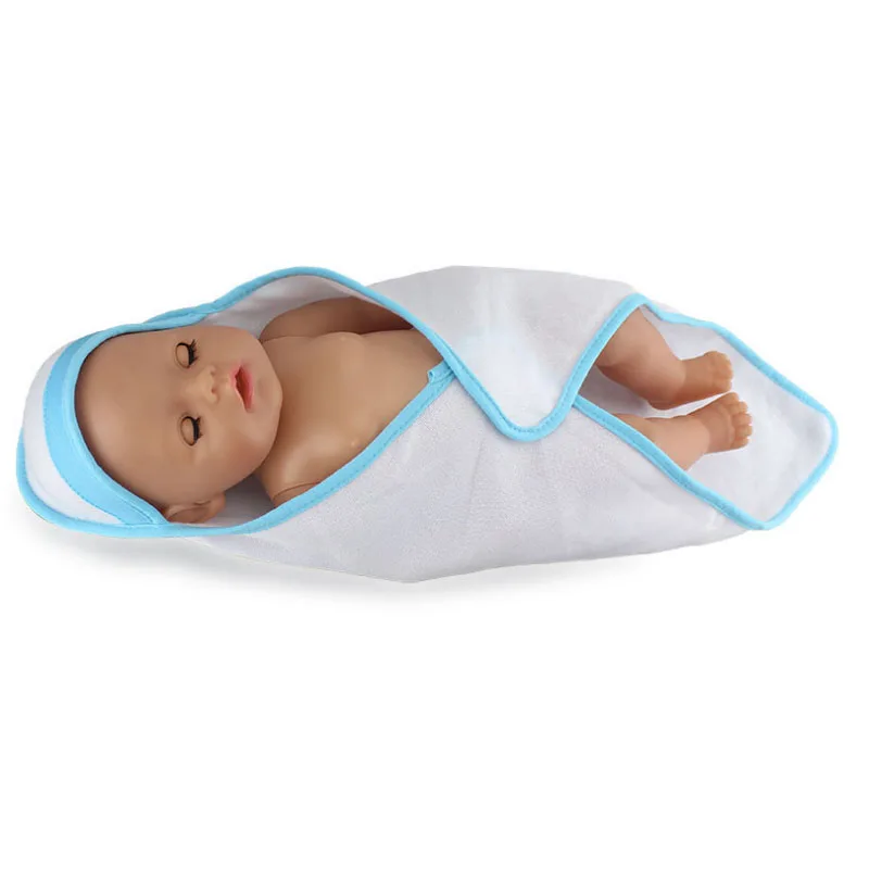 Doll accessories white baby wrap swaddling cloth baby blanket fit 43 cm baby doll clothing accessories f634-f635
Doll accessories white baby wrap swaddling cloth baby blanket fit 43 cm baby doll clothing accessories f634-f635