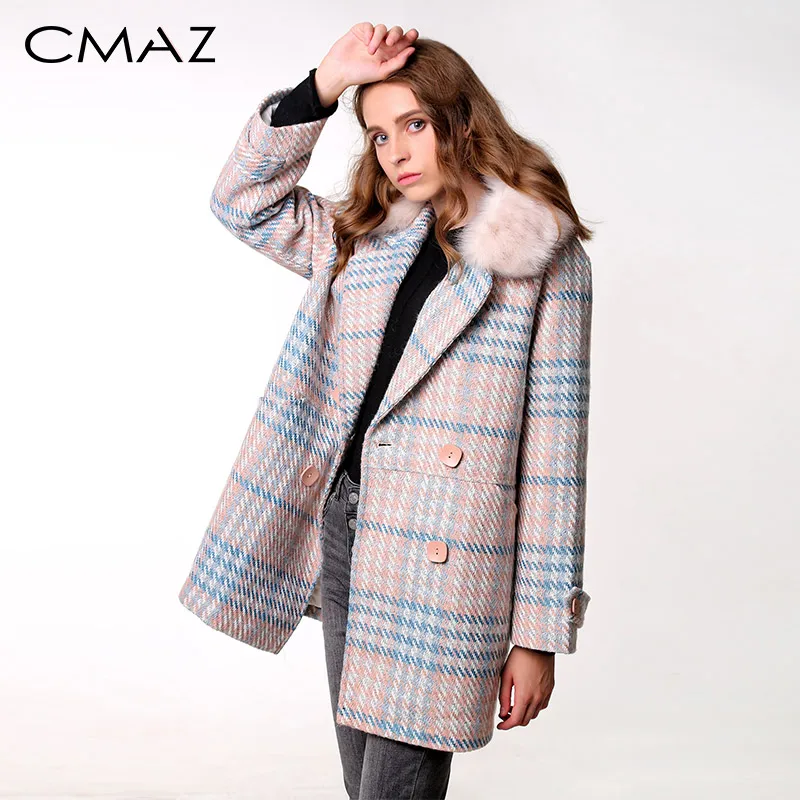 CMAZ 2019 New Women outerwear winter clothing fashion warm woolen blends female elegant Double Breasted woolen coat MX18D9679
CMAZ 2019 New Women outerwear winter clothing fashion warm woolen blends female elegant Double Breasted woolen coat MX18D9679