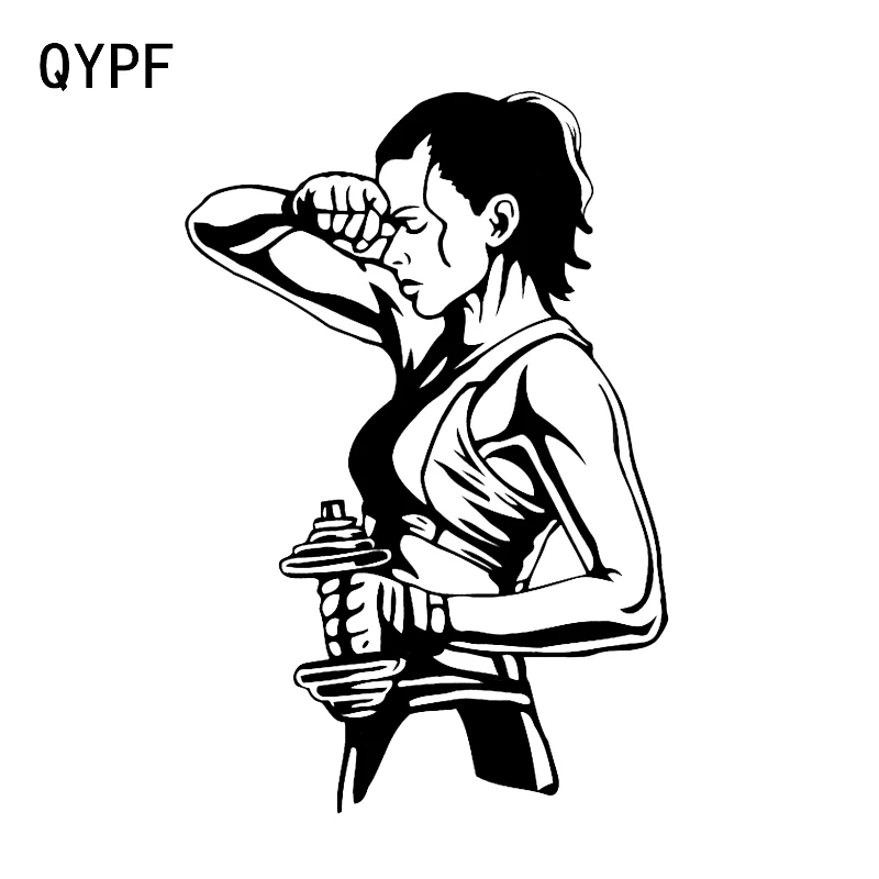 QYPF 10,1*15,1 см Красивая Женская спортивная наклейка для фитнеса высокого качества виниловая C16-0855
QYPF 10,1*15,1 см Красивая Женская спортивная наклейка для фитнеса высокого качества виниловая C16-0855