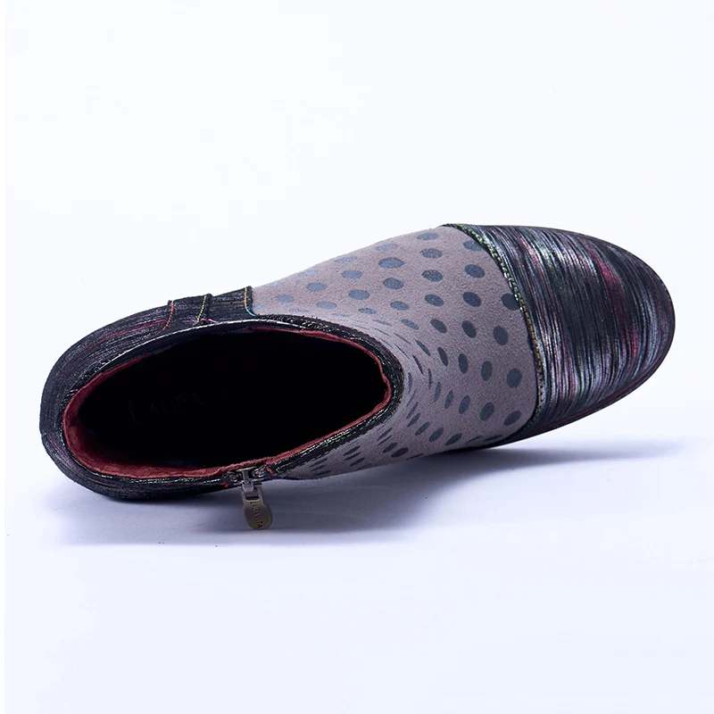 Laura Vita Genuine Leather Ankle Boots Women Shoes Vintage Dot Printed Autumn Winter 2019 Women Boots Square Mid Heels
Laura Vita Genuine Leather Ankle Boots Women Shoes Vintage Dot Printed Autumn Winter 2019 Women Boots Square Mid Heels