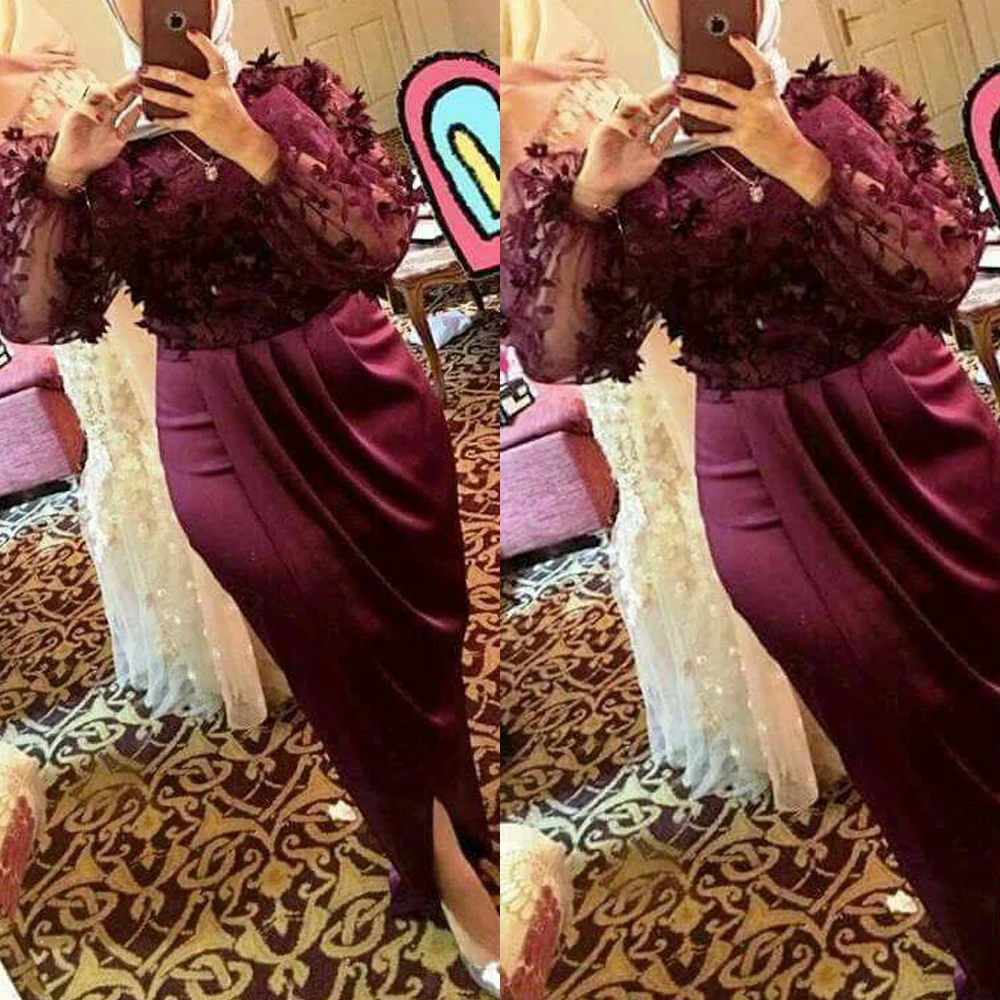 burgundy prom dresses 2019 crew neckline long sleeve pleats side slit evening dresses ankle length evening gowns
burgundy prom dresses 2019 crew neckline long sleeve pleats side slit evening dresses ankle length evening gowns