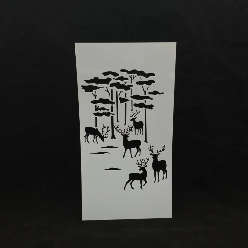 Deer tree Layering Stencils Drawing Color Spray stencil DIY Scrapbook photo album Decorative Embossing DIY Card Crafts
Deer tree Layering Stencils Drawing Color Spray stencil DIY Scrapbook photo album Decorative Embossing DIY Card Crafts