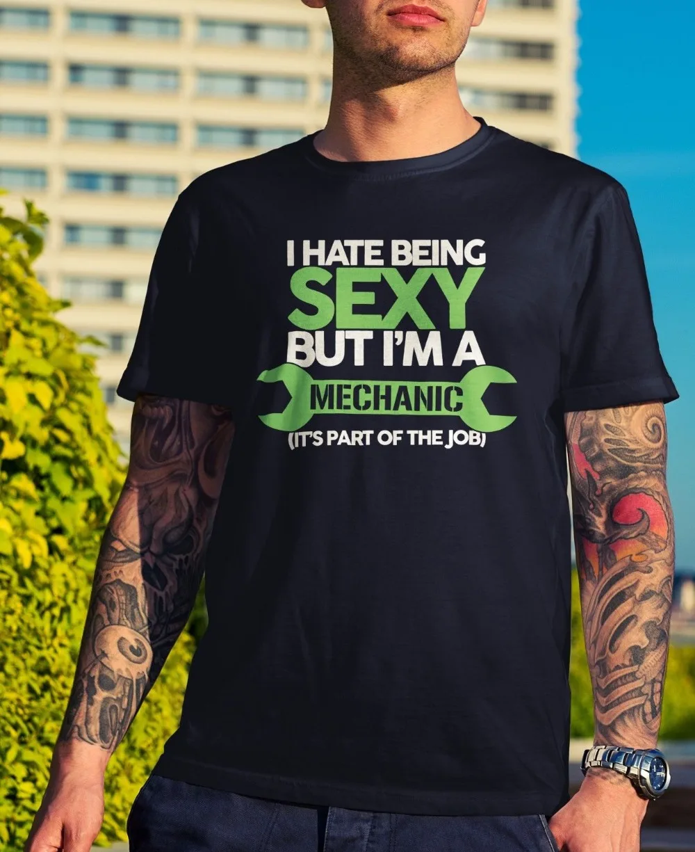 New 2019 Cotton Short-Sleeve T-Shirt Summer Short Sleeves Cotton Sexy Mechanic T-Shirthip Hop T Shirt
New 2019 Cotton Short-Sleeve T-Shirt Summer Short Sleeves Cotton Sexy Mechanic T-Shirthip Hop T Shirt