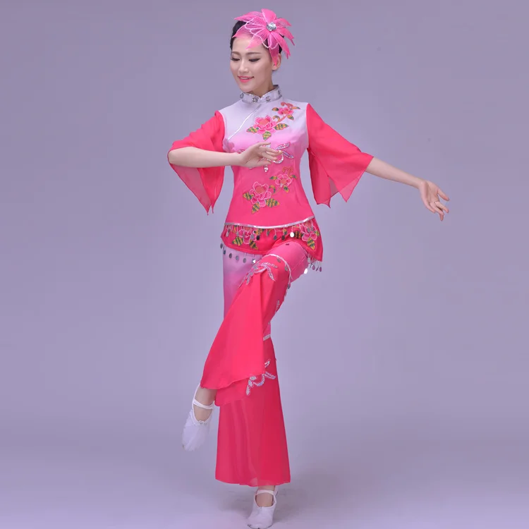 Этнический танцевальный костюм для женщин среднего и пожилого возраста Одежда