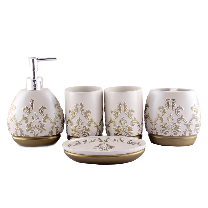 European dinner wash bathroom suite bathroom suite five sets of bathroom sets of European gift box of five
European dinner wash bathroom suite bathroom suite five sets of bathroom sets of European gift box of five