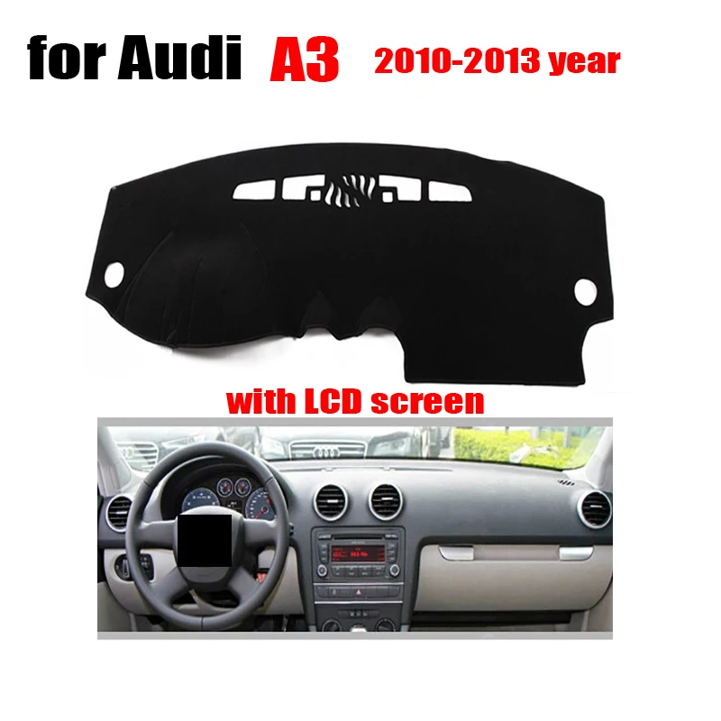 RKAC CAR Polyester Auto Dashboard cover MAT For Audi A3 2010-2013 with LCD screen Left steering wheel dashboard protection pad
RKAC CAR Polyester Auto Dashboard cover MAT For Audi A3 2010-2013 with LCD screen Left steering wheel dashboard protection pad