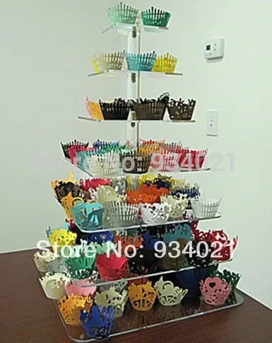 Free Shipping 7 Tier Square Shape Acrylic Lucite Cake Stand, Acrylic Cupcake Holder wedding decoration
Free Shipping 7 Tier Square Shape Acrylic Lucite Cake Stand, Acrylic Cupcake Holder wedding decoration