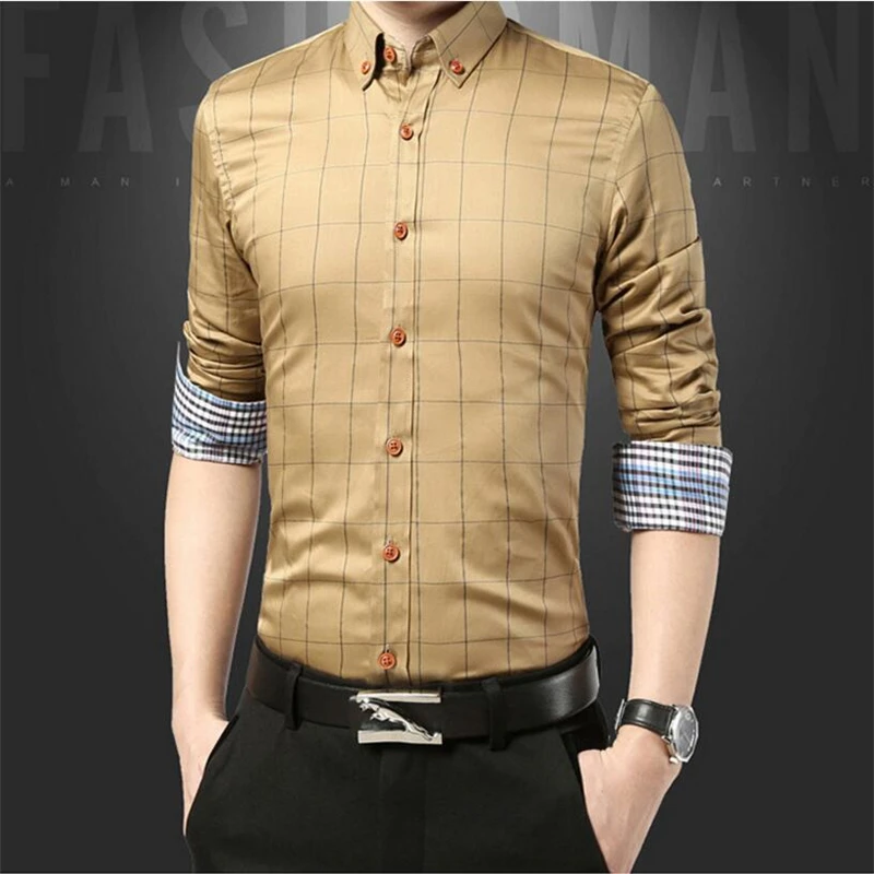 2020 New men Plaid Shirt Business Casual Cotton Shirt men large size 5xl mens Shirts Spring and Autumn man top Camisa
2020 New men Plaid Shirt Business Casual Cotton Shirt men large size 5xl mens Shirts Spring and Autumn man top Camisa