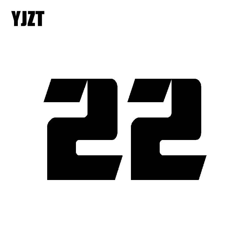 YJZT, 13 см * 8,1 см, индивидуальный номер 22, виниловая Фотографическая наклейка, черный/серебристый цвет
YJZT, 13 см * 8,1 см, индивидуальный номер 22, виниловая Фотографическая наклейка, черный/серебристый цвет
