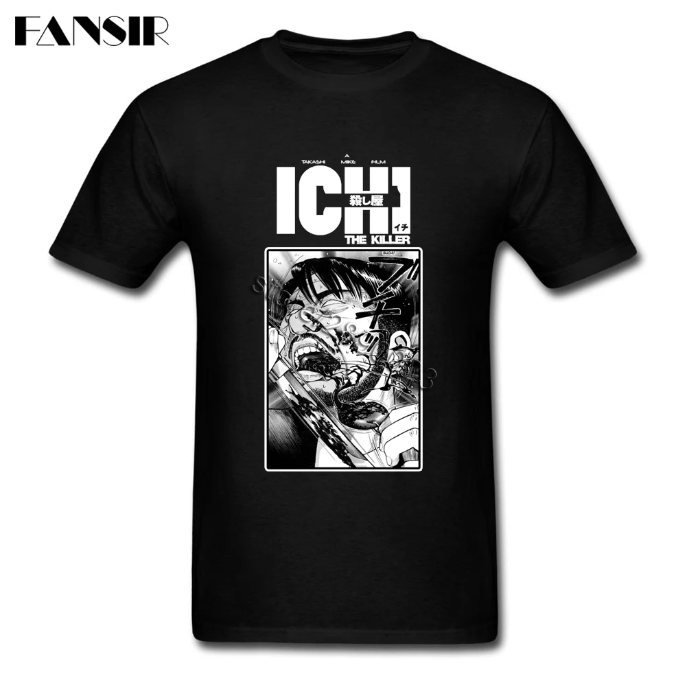 Новейший дизайн мужские футболки Ichi the Killer с коротким рукавом хлопковая Футболка