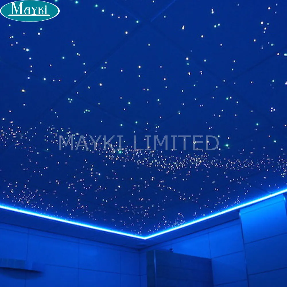 Фото Светодиодный оптоволоконный светильник Maykit 32 Вт RGB изменяющие цвета 800*0 75 мм * 5 м