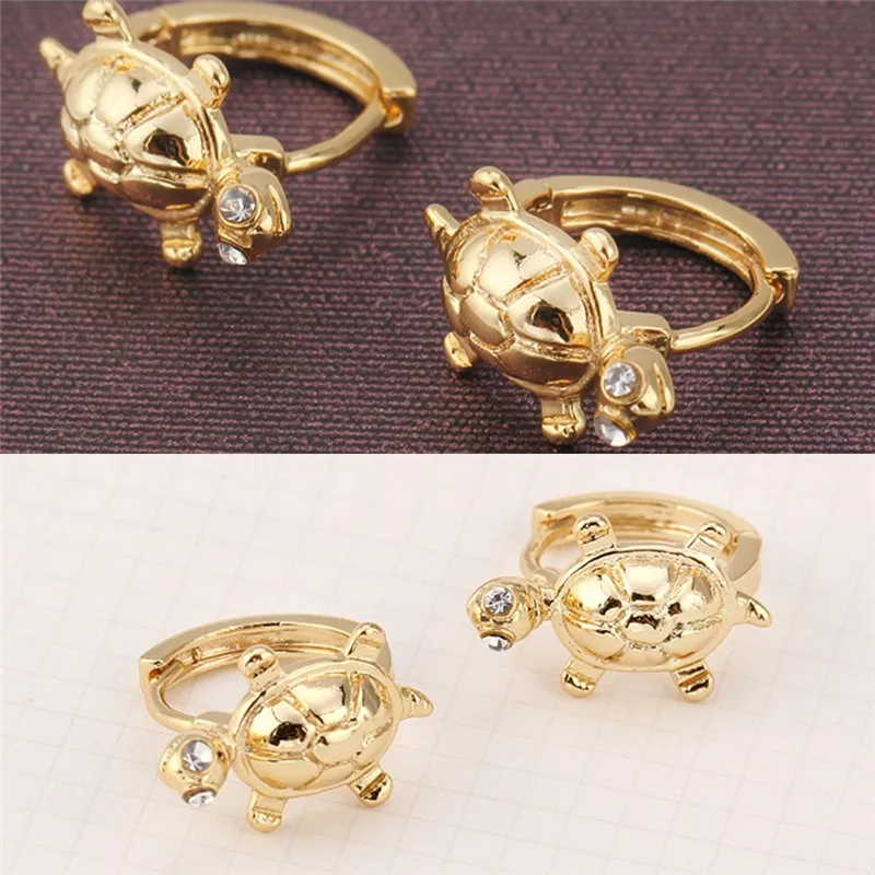 New Design Solid Gold Filled Cute Turtle Safety Baby Hoop Earrings For Toddler Girls Women Kids Ear Jewelry Gifts Accessories
New Design Solid Gold Filled Cute Turtle Safety Baby Hoop Earrings For Toddler Girls Women Kids Ear Jewelry Gifts Accessories