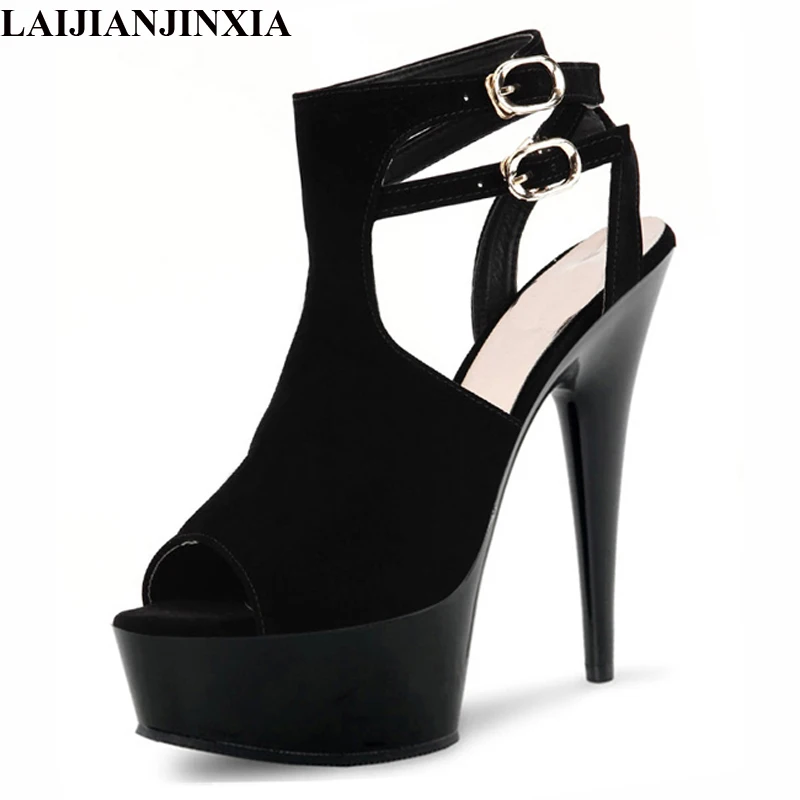 LAIJIANJINXIA New Sexy 15 CM High-Heeled Sandals Nightclub Fashion Shoes Pole Dancing Shoes Model High Heels Women's Shoes
LAIJIANJINXIA New Sexy 15 CM High-Heeled Sandals Nightclub Fashion Shoes Pole Dancing Shoes Model High Heels Women's Shoes