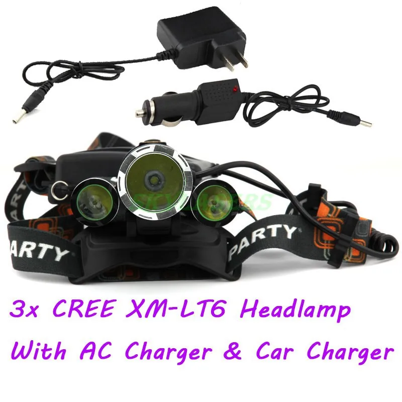 3 x XM-L XML T6 светодиодный 5000Lm 3T6 Перезаряжаемые фары фара головного света + зарядное Зарядное устройство + Автомобильное Зарядное устройство Бе...
3 x XM-L XML T6 светодиодный 5000Lm 3T6 Перезаряжаемые фары фара головного света + зарядное Зарядное устройство + Автомобильное Зарядное устройство Бе...
