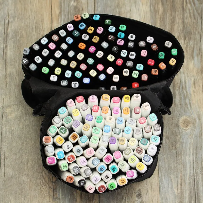 80 Colors Painting Art Marker Pen Alcohol Marker Pen Cartoon Graffiti Dual Headed Sketch Markers Set Art Supplies Black/White
80 Colors Painting Art Marker Pen Alcohol Marker Pen Cartoon Graffiti Dual Headed Sketch Markers Set Art Supplies Black/White