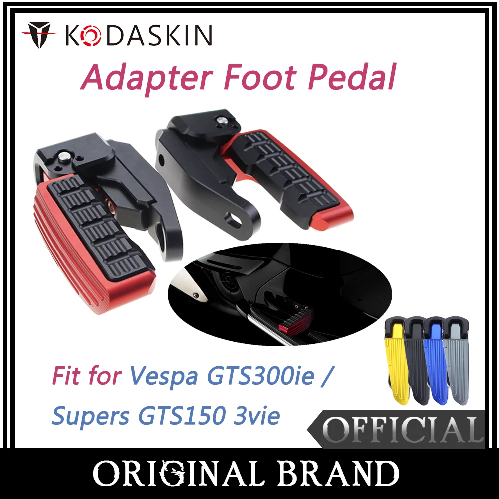 KODASKIN аксессуары для скутеров Vespa GTS300ie Supers GTS150 3vie адаптер педаль ног удлиненная