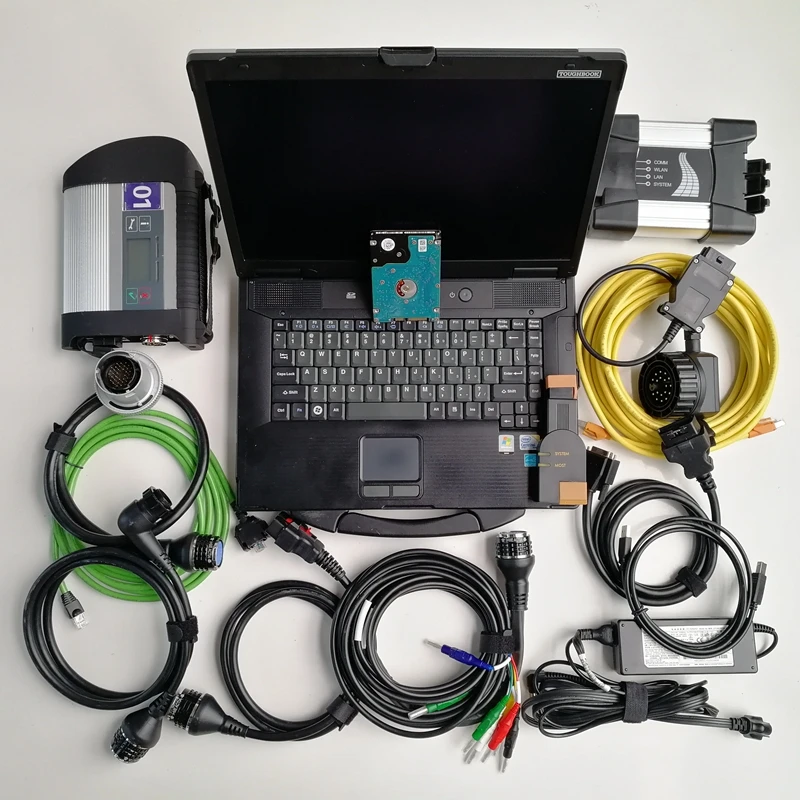 MB Star C4 SD Compact 4 and Icom Next with Latest1 Software in 1TB HDD Used Toughbook CF-52 4G for Auto Diagnostic Tool
MB Star C4 SD Compact 4 and Icom Next with Latest1 Software in 1TB HDD Used Toughbook CF-52 4G for Auto Diagnostic Tool