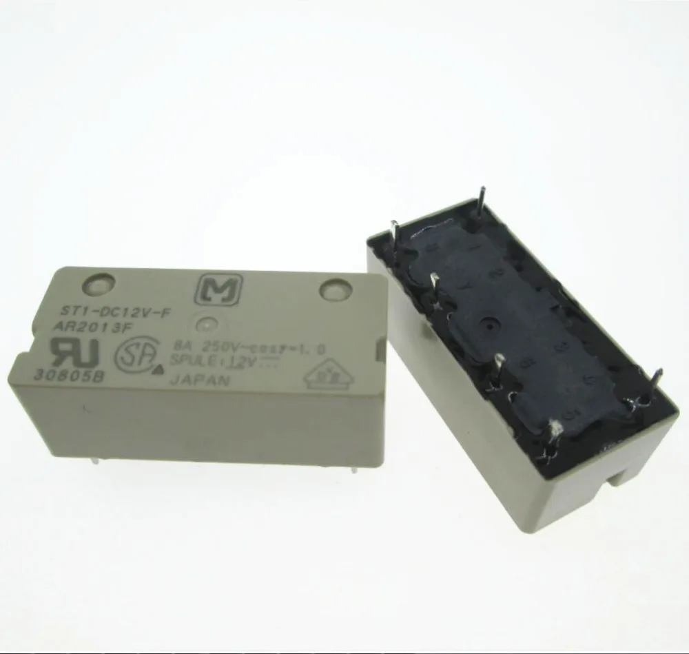 HOT NEW 12V relay ST1-DC12V-F AR2013F ST1-DC12V ST1DC12VF 12V DC12V 12VDC DIP6 2PCS/LOT
HOT NEW 12V relay ST1-DC12V-F AR2013F ST1-DC12V ST1DC12VF 12V DC12V 12VDC DIP6 2PCS/LOT