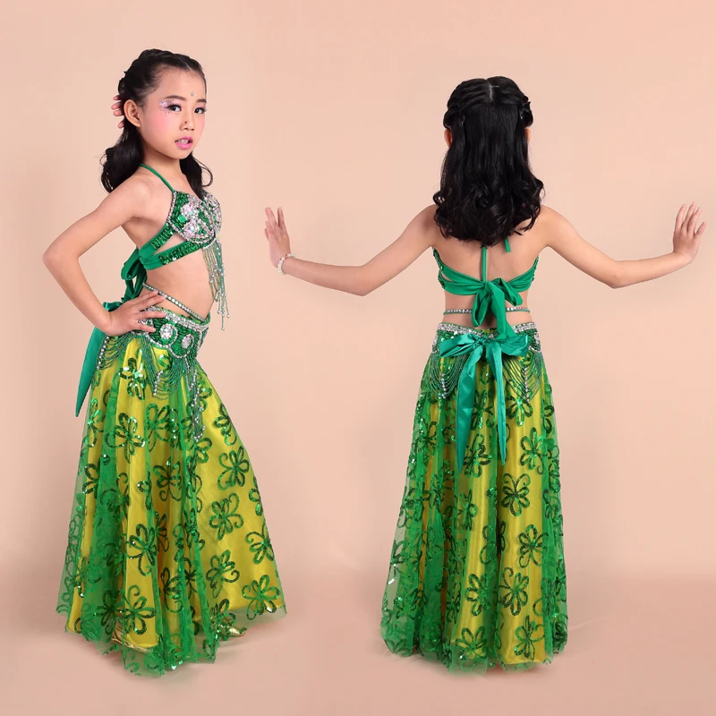 Belly Dance Costume Set Oriental Costumes For Kids Beaded Bra Skirts Belly Dancing Clothesbollywood Performance Wear DNV10908
Belly Dance Costume Set Oriental Costumes For Kids Beaded Bra Skirts Belly Dancing Clothesbollywood Performance Wear DNV10908