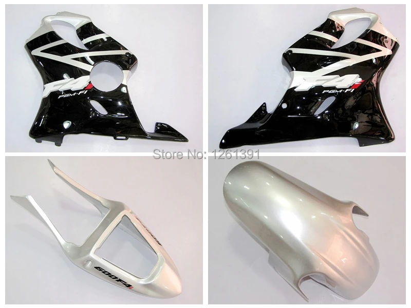 100%Fit+ Silver black Motorcycle fairing parts for Honda CBR600 F4i 01 02 03 CBR600 01 02 03 CBR600 F4i 2001 2002 2003 fairings
100%Fit+ Silver black Motorcycle fairing parts for Honda CBR600 F4i 01 02 03 CBR600 01 02 03 CBR600 F4i 2001 2002 2003 fairings