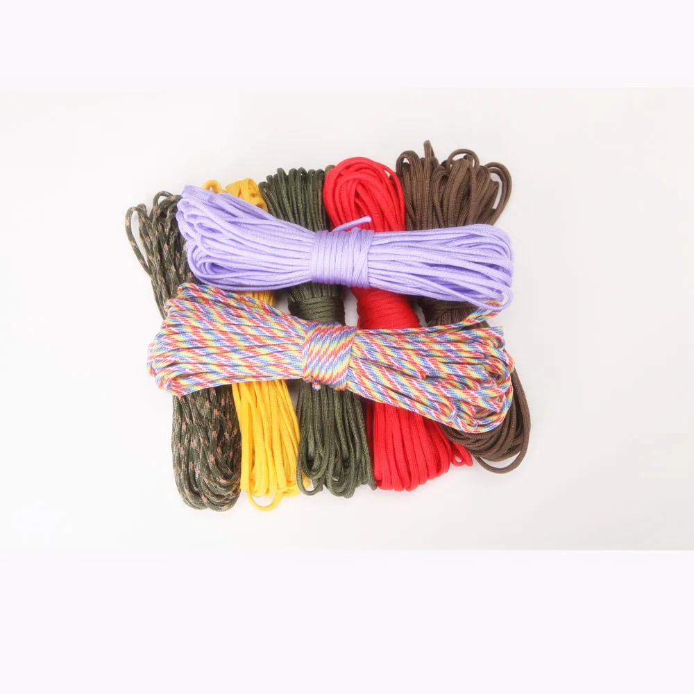 

Paracord 550 100FT Paracord Rope Mil Spec Type III 7Strand Paracorde 550 Survival Kit Equipment Wholesale