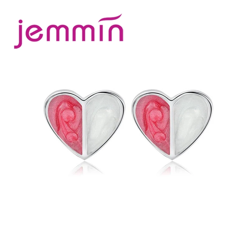 Double Color Heart Attractive Elegant Best Selling Women Fashion Simple 925 Sterling Silver Girl Stud Earrings Piercing
Double Color Heart Attractive Elegant Best Selling Women Fashion Simple 925 Sterling Silver Girl Stud Earrings Piercing