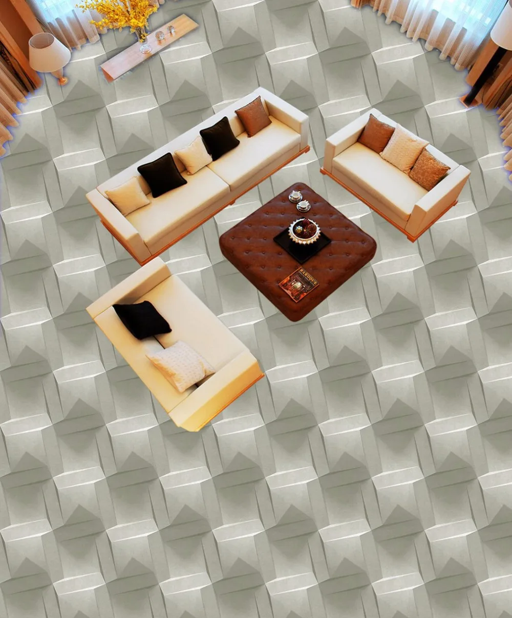 Free Shipping 3D stereo Modern fashion geometric floor wallpaper bathroom hotel non-slip PVC floor mural
Free Shipping 3D stereo Modern fashion geometric floor wallpaper bathroom hotel non-slip PVC floor mural
