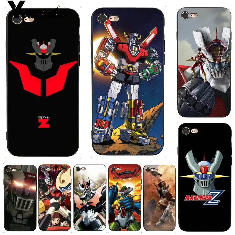 Чехол Yinuoda для iphone 7 6 X мультяшный чехол Mazinger Z роскошный оболочка iPhone 6S 8 Plus 5 XS XR
