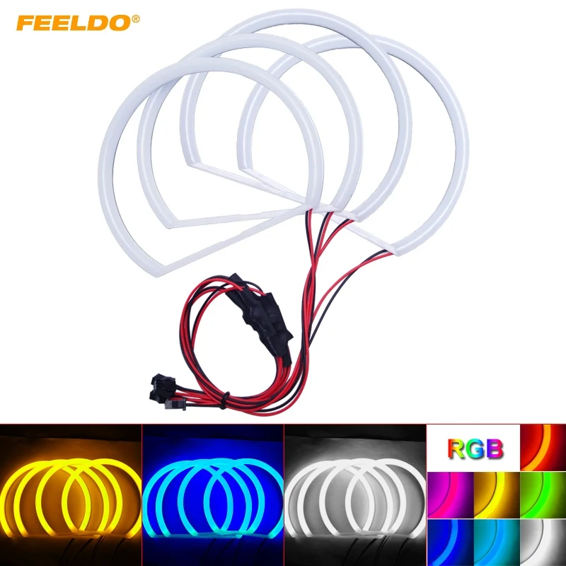 FEELDO 1Set Auto Halo Rings Cotton Lights SMD LED Angel Eyes for BMW E46 98-01 Vorfacelift Car Styling #AM3169
FEELDO 1Set Auto Halo Rings Cotton Lights SMD LED Angel Eyes for BMW E46 98-01 Vorfacelift Car Styling #AM3169