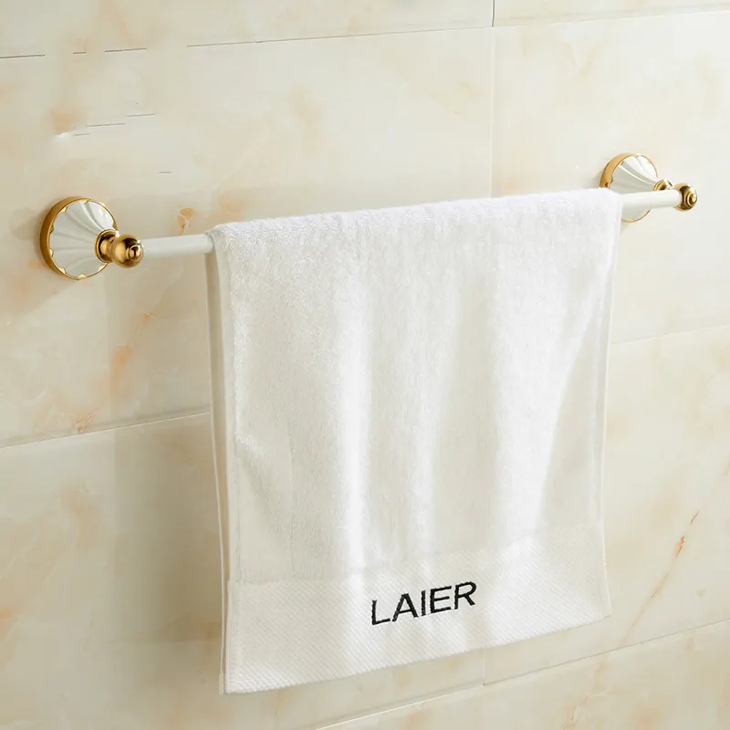 Free punching European pastoral white paint single towel rack Towel bar bathroom towel hanging lo811400
Free punching European pastoral white paint single towel rack Towel bar bathroom towel hanging lo811400