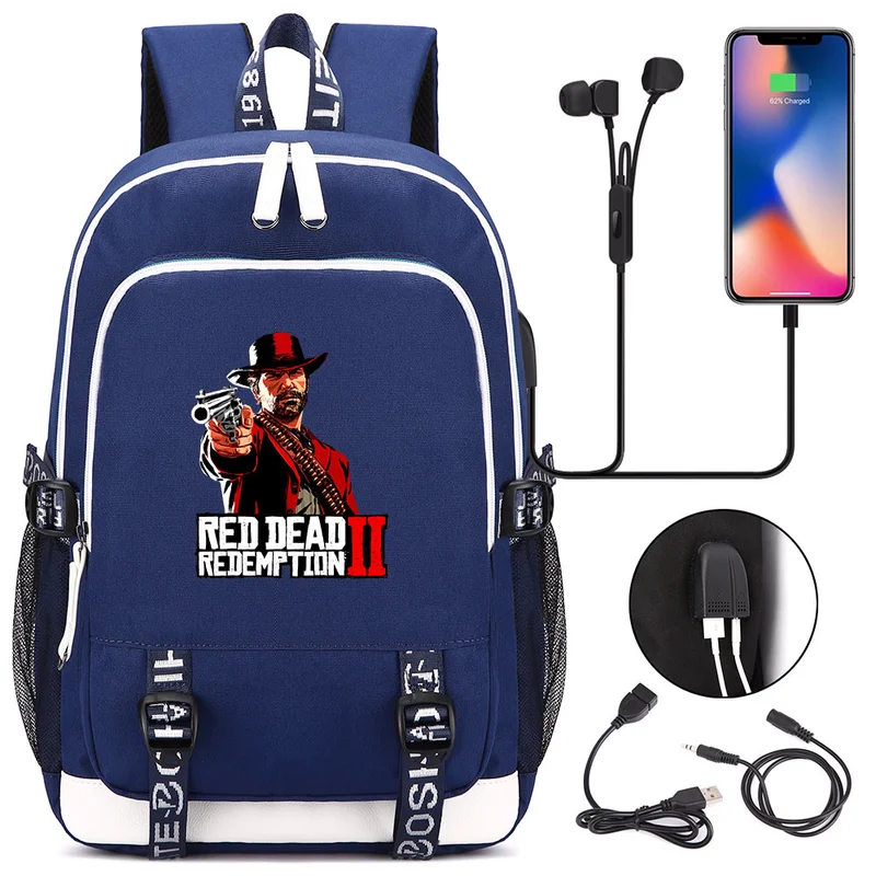 Новинка хит приключения игры Red Dead Redemption 2 USB разъема для наушников мальчиков и