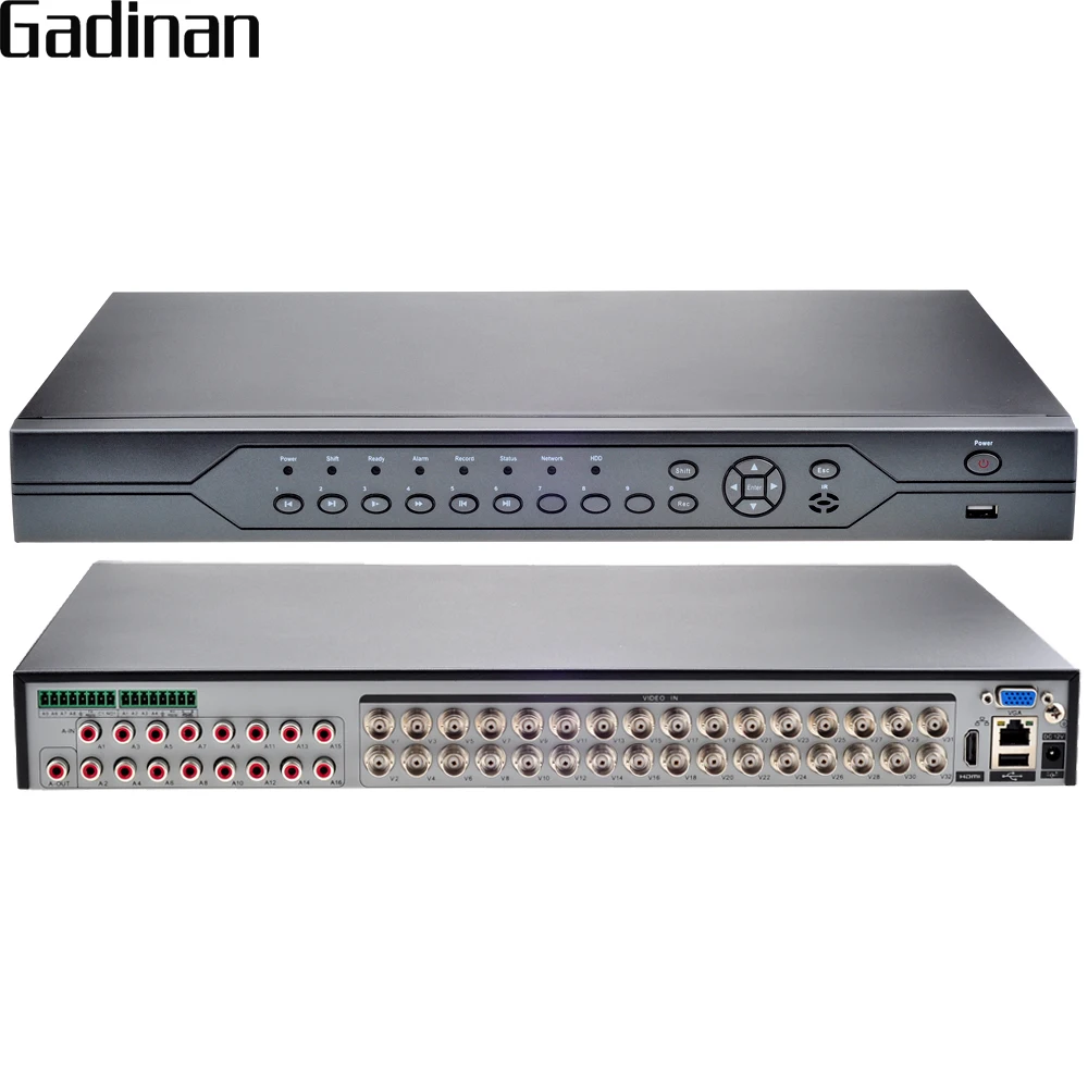 GADINAN AHD-NH 1080N 32CH AHD DVR 5 in 1 Hybrid DVR PTZ RS485 and RS 232 Cloud Support 3G Wifi CMS 2HDD Port Max 6TB/Per
GADINAN AHD-NH 1080N 32CH AHD DVR 5 in 1 Hybrid DVR PTZ RS485 and RS 232 Cloud Support 3G Wifi CMS 2HDD Port Max 6TB/Per