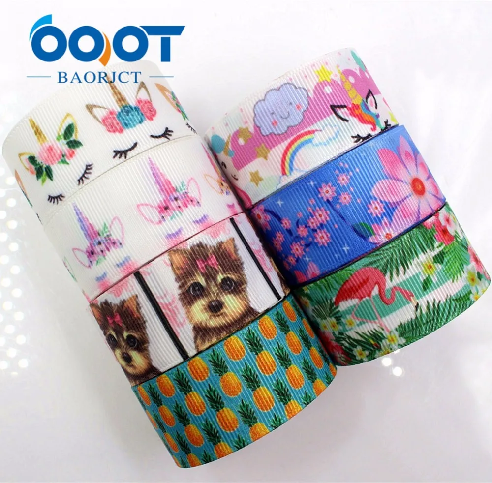 Мультяшные ленты OOOT BAORJCT 184096 25 мм 10 ярдов Термотрансферная печатная корсажная