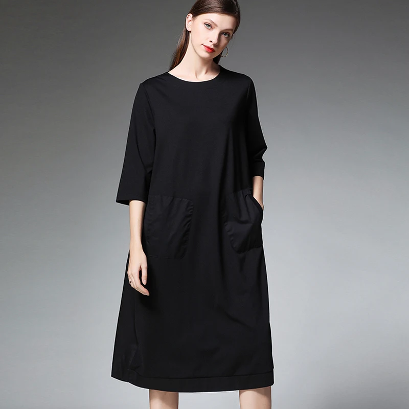 Plus size womens fashion joint dresses casual loose high waist crew neck Elegant long dress Big size spring summer new oversize
Plus size womens fashion joint dresses casual loose high waist crew neck Elegant long dress Big size spring summer new oversize