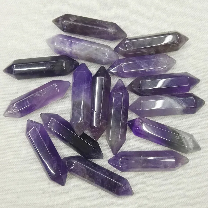 2018 Fahsion natural Purple crystal Stone hexagonal pillar Charms purple no hole Pendants diy 24Pcs/lot Wholesale Free shipping
2018 Fahsion natural Purple crystal Stone hexagonal pillar Charms purple no hole Pendants diy 24Pcs/lot Wholesale Free shipping