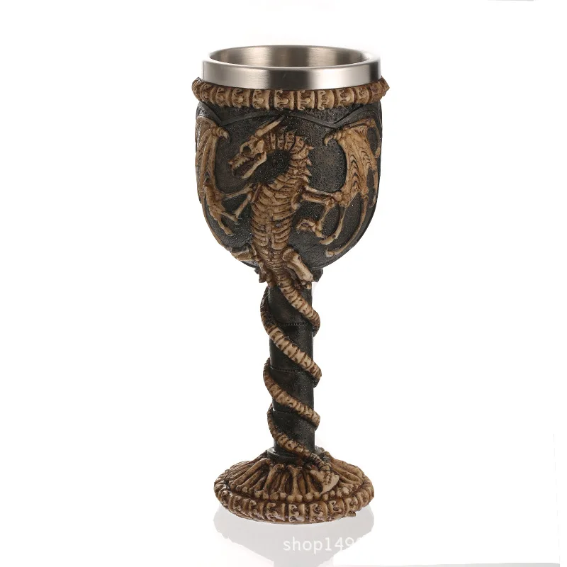 Home Decoration Accessories Europe Resin Stainless Steel Goblet 3D Skull Red Wine Cup Bar Dedicated Glass Creative Beer Cup
Home Decoration Accessories Europe Resin Stainless Steel Goblet 3D Skull Red Wine Cup Bar Dedicated Glass Creative Beer Cup