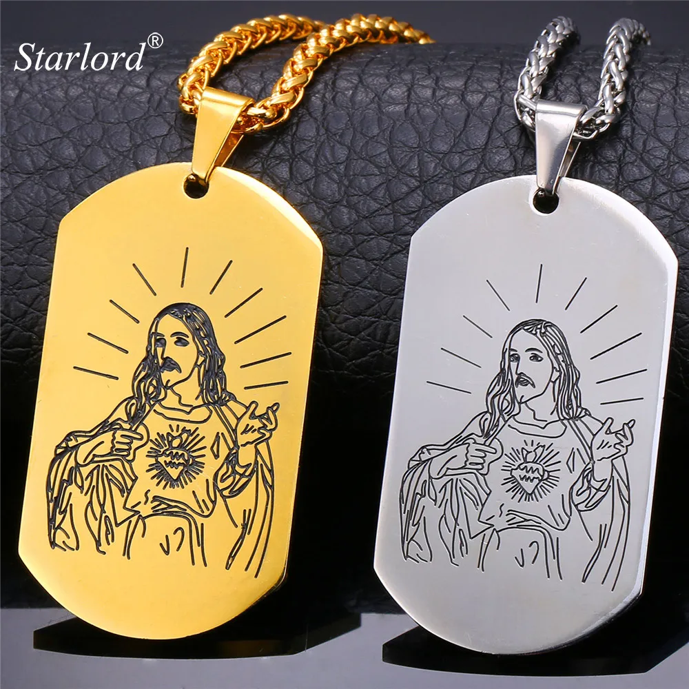 Starlord Jesus Piece Chain Necklace & Pendant Men/Women Religious Christian Jewelry Stainless Steel/Gold Color Charms GP1877
Starlord Jesus Piece Chain Necklace & Pendant Men/Women Religious Christian Jewelry Stainless Steel/Gold Color Charms GP1877