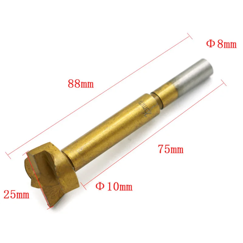 Woodworkers Cemented carbide 25mm Cutting Dia Hinge Boring Drill Bit Woodworking Hole Saw Wood Cutter Golden Hole Saw
Woodworkers Cemented carbide 25mm Cutting Dia Hinge Boring Drill Bit Woodworking Hole Saw Wood Cutter Golden Hole Saw