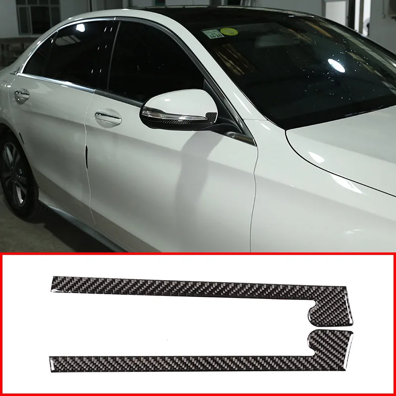 2pcs Real Carbon Fiber Side Rearview Mirror Decoration Strip Stickers For Mercedes Benz C Class W205 GLC X253 2015-2019 Parts
2pcs Real Carbon Fiber Side Rearview Mirror Decoration Strip Stickers For Mercedes Benz C Class W205 GLC X253 2015-2019 Parts