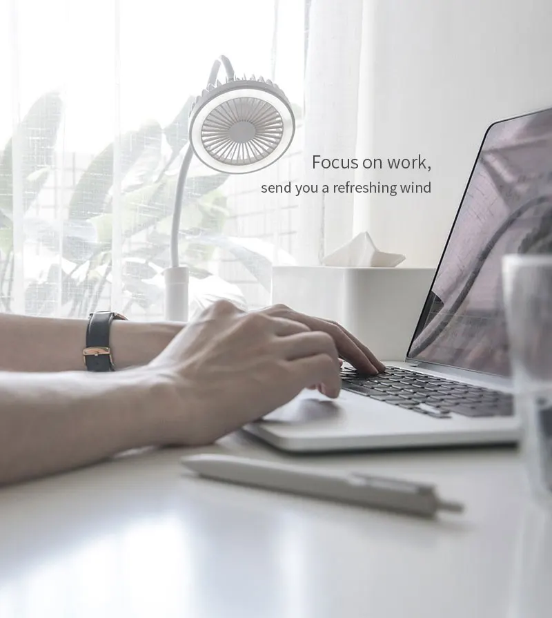 2 in 1 Portable Mini Clip Table Fan Support Tube With LED Make-up Light Lamp 2 Speeds 1500mAh USB Charging Fan for Home Office
2 in 1 Portable Mini Clip Table Fan Support Tube With LED Make-up Light Lamp 2 Speeds 1500mAh USB Charging Fan for Home Office